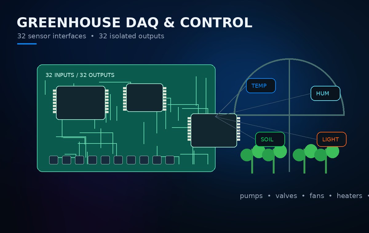 Greenhouse Data-Acquisition & Control Platform